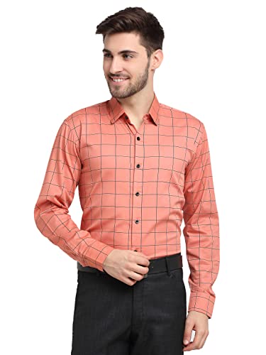 Image of JAINISH Men's Checked Formal Shirts.