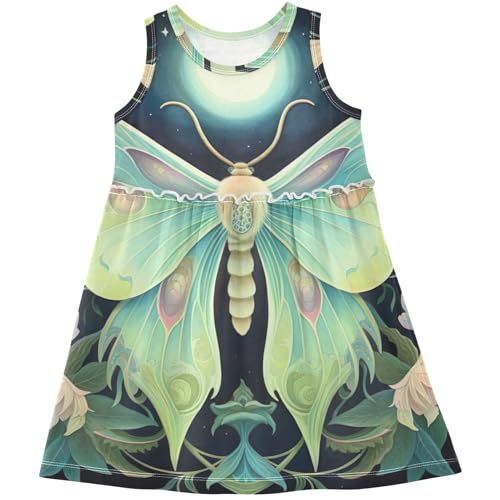 Colorful Deer Antlers Girl Dress 2t - 8 Years Girls Sundress Animal Floral Toddler Dress