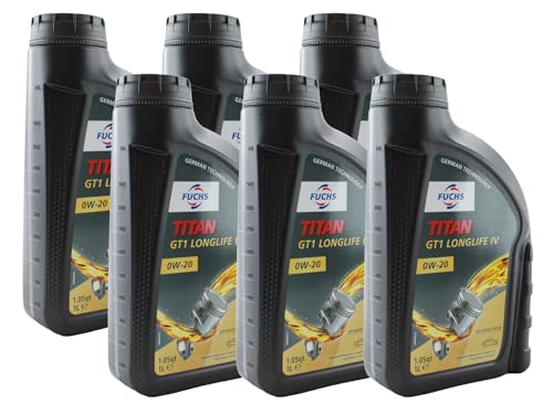 Fuchs 6 Litros Titan GT1 Longlife IV SAE 0W-20