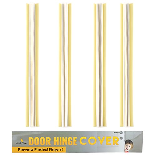 Little Llama 4-Pack Finger Pinch Guard - Hinge Cover Finger Guard To Prevent Door Related Injuries - Light Tan #TOP5