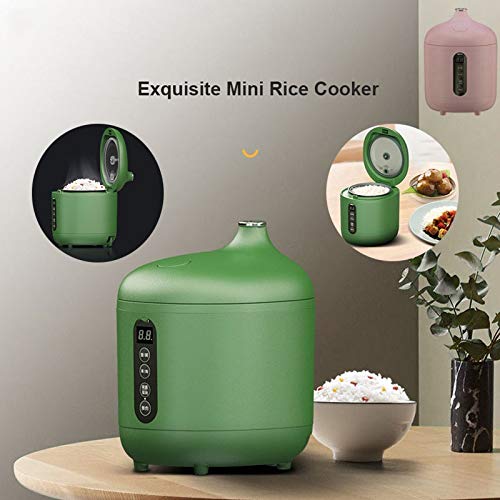 RajoNN 0,8 l cuociriso elettrico multicooker appuntamenti intelligente pentola isolamento alimentare zuppa porridge Maker Olla arrocera (colore: Roze)
