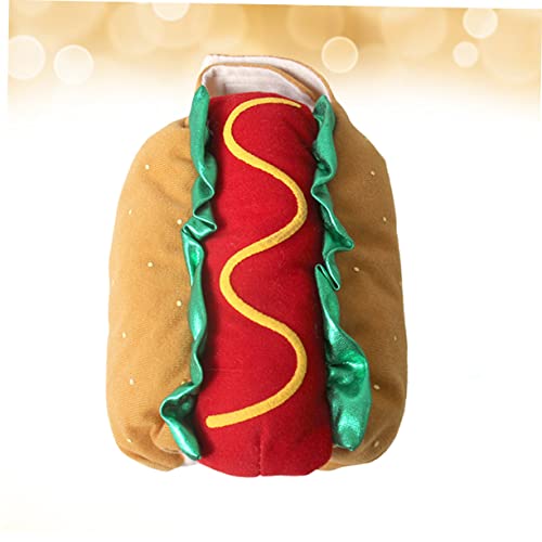 Disfraz Hot Dog para perros y gatos XXS miniatura 3