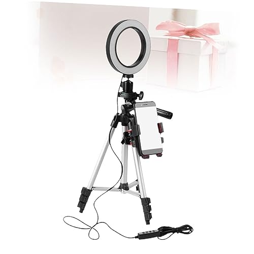 GLEAVI Multifunctional Phone Holder Trvlpod Led Tape Light Dimmable Led Strip Lights Tabletop Tripod Video Selfie Stand Live Stream Phone Holder Table Top Tripod Makeup Make up Ring Light