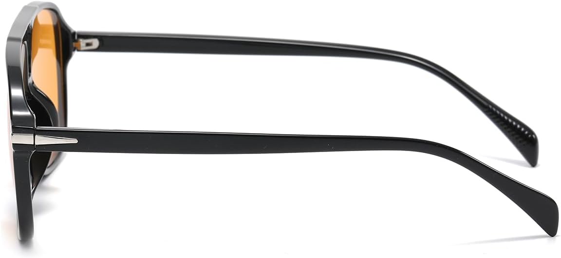 NIDOVIX Retro Aviator Sunglasses for Women Men Vintage 70s Square Classic Aviator Shades Sun Glasses UV400 Protection - Image 3