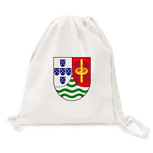 Sac à cordon de voyage Sao Tomé-et-Principe sac à dos toile léger sac de sport mixte
