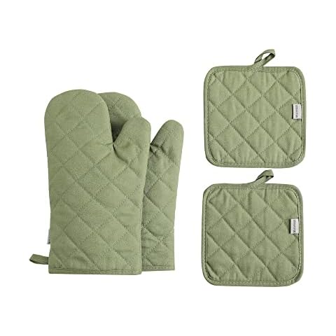 M MIAOYAN 4-Piece Oven Mitt Set Cover