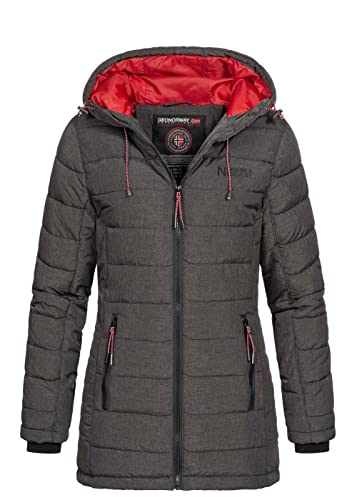 Geographical Norway ASTANA LADY - Chaqueta Acolchada Para Mujer - Chaqueta De Invierno Cálida Para Mujer - Chaqueta De Manga Larga Con Capucha - Chaqueta Acolchada Ligera
