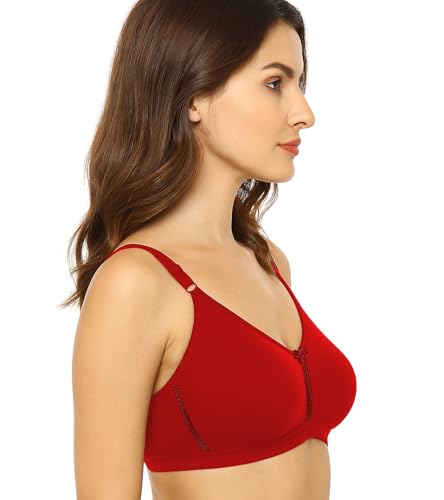 Image of SONA M1020 Non-Padded Non-Wired Molded Medium Coverage T-Shirt Bra with Adjustable Straps