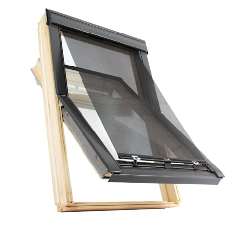 Avosdim Store Extérieur Pare-Soleil Anti-Chaleur pour Fenêtre de Toit – Toile Screen Anti-UV – Châssis GGL GHL GHU GFL GRL – Codes Dimensions :...