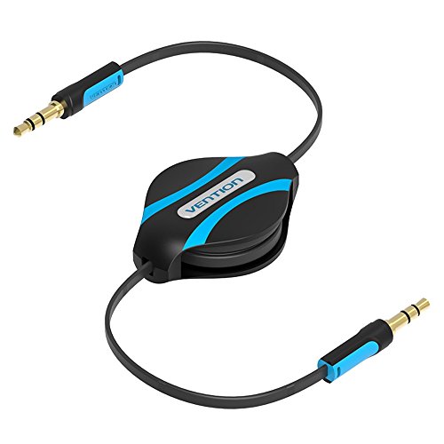 Vention 3ft Retractable Aux Cable 3.5mm Male to Male Auxiliary Stereo Jack Audio