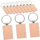 Porte-clés vierge gravé : les ébauches en pour l'artisanat sont largement utilisées, peuvent utilisées comme porte-clés, étiquettes de bagages, ornements de sac à main, etc., porte-clés vierge