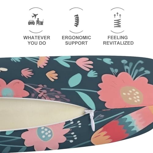 Almohada cuello U Espuma viscoelástica 30 cm x 25 cm miniatura 5