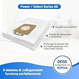 Zoom IMG-2 degg sacchetti aspirapolvere 10 pezzi Zoom IMG-2 degg sacchetti aspirapolvere 10 pezzi