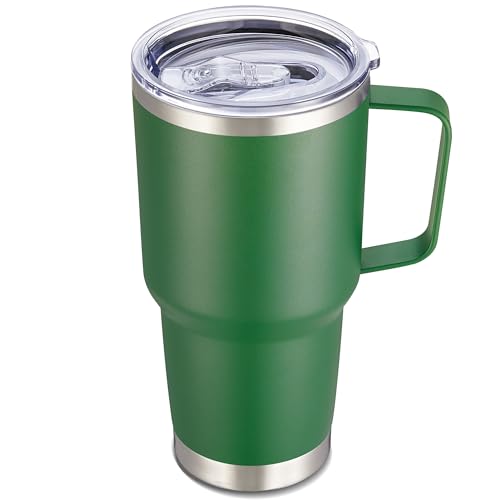 Image of 30 oz Stainless Steel Tumbler with Handle and Lid, 1 Pack
