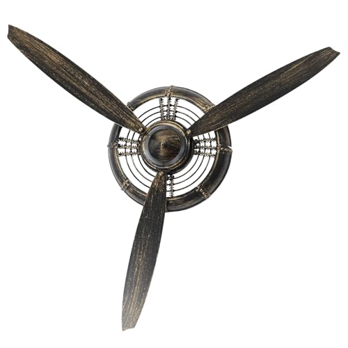 Hélice d'avion vintage décoration murale haut de gamme HOOWIFFY en fer