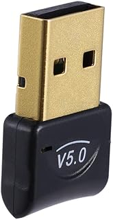 5.0 Bluetooth Adapter USB Bluetooth Transmitter Receiver Wireless Dongle for Earphone Audio for Desktop, Laptop, Mouse, Keyboard, Printers, Headsets