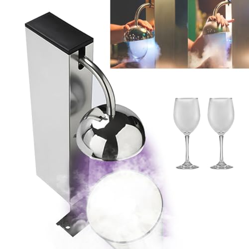 RSQQL Enfriador de Vasos, Enfriador de CO2 for Vasos y Copas, Herramienta de Barra de Acero Inoxidable, enfría los Vasos al Instante en Segundos for Bares, restaurantes y cocinas.