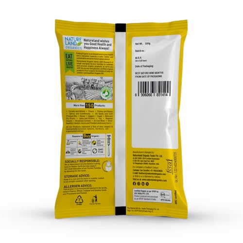 Image of Natureland Organics Soybean Whole 500 Gm