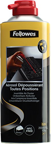 Fellowes Druckluftreiniger (HFC frei, 520 ml Dose/200 ml Inhalt)
