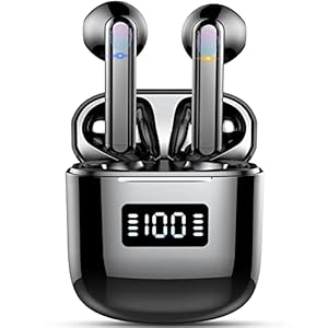 xinwld Bluetooth 5.3 Kopfhörer Sport, 4 Mikrofone Kopfhörer