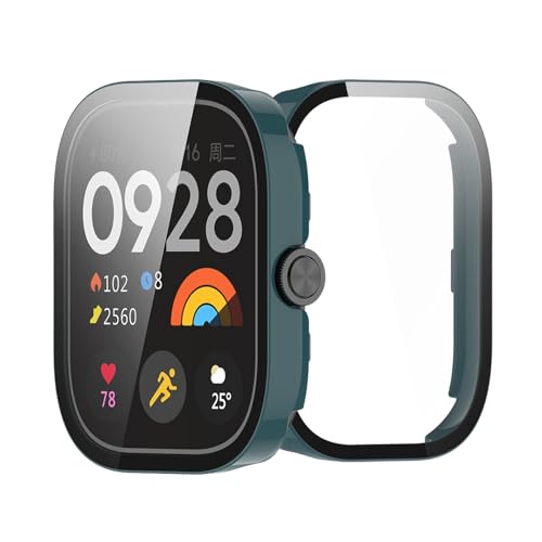 Yaodle Redmi Watch 5 �J�o�[ Xiaomi(�V���I�~) Redmi Watch 5/4 �P�[�X �K���X�t�B������̌^ PC�f�� �S�ʕی� ��d�\�� �h�o ���{���Ɏq�� �L�Y�h�~ �y��(�O���[��)