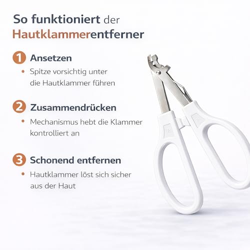 Pulox Einweg Hautklammergerät steril + Entferner (Set) Einweginstrument 35 Klammern