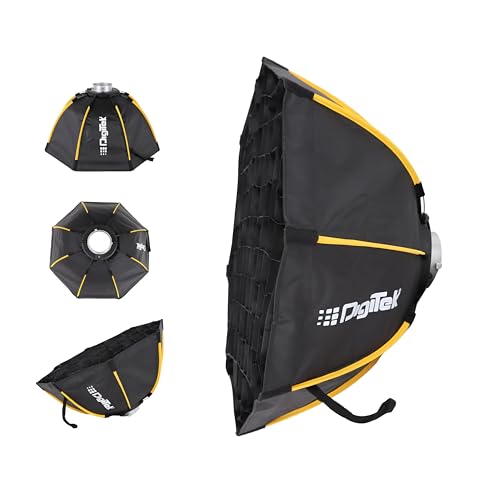 Digitek® (DSB-65 Bowens) Portable Bowens Octagon Softbox with Double...