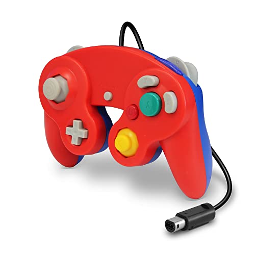 Image of Cirka Wired Controller for Wii /GameCube (Red /Blue) - GameCube