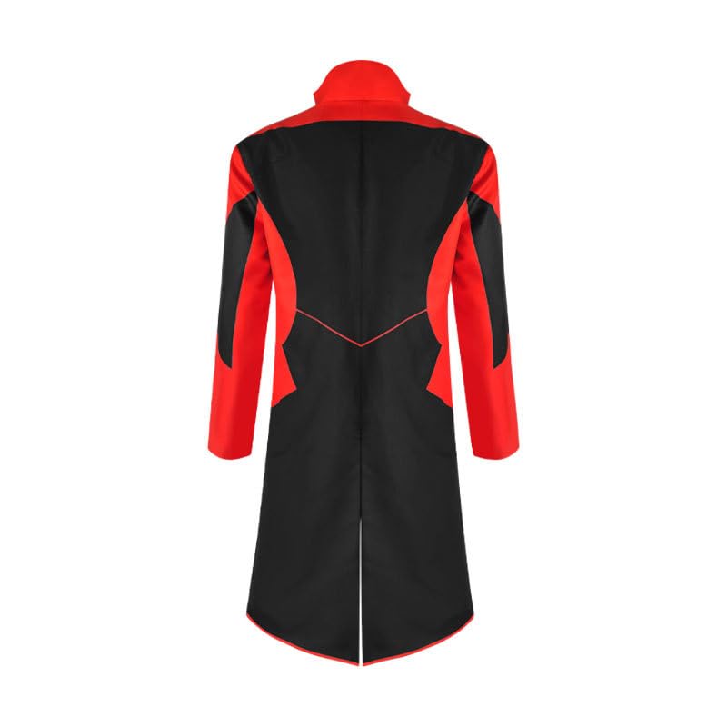 Adult Egg Costume Cosplay Jacket Coat for Men Robotnik Halloween Party Carnival Outfits