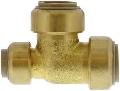 Jones Stephens C77447LF 3/4" x 1/2" x 3/4" PlumBite Push On Reducing Tee, Bag of 1