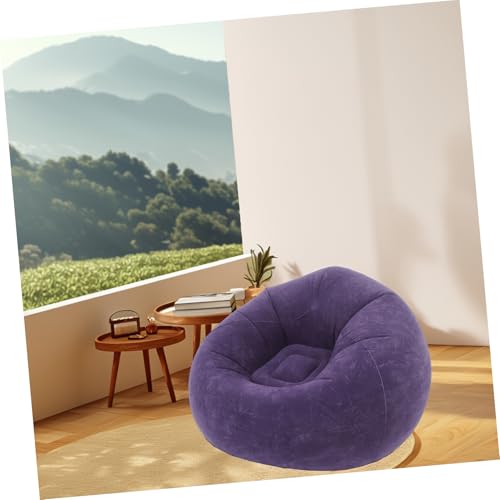 Sofá inflable tipo puff OUNONA portátil para lectura y camping 7