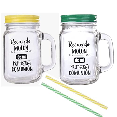 JARRA COMUNION Recuerdo Molón LOTE 15 unidades Recuerdos.SURTIDO EN DOS COLORES Regalos Originales. Papelería.Detalles de Bodas, mi primera Comuniones, Bautizos, Cumpleaños.