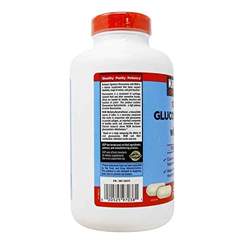 Kirkland Signature Glucosamine With Msm, 375 Tablets #TOP4