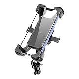 Soporte de teléfono para motocicleta, abrazadera antisacudidas para manillar de bicicleta - Soporte de teléfono para moto, para hombres, mujeres, adultos, jóvenes, amantes del ciclismo, equitación