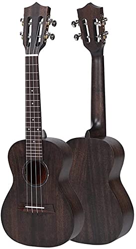 Ukulele 4 Strings Hawaii Guitar Mahogany Ukelelen 23 inch Acoustic Ukulele 4-String Piano (Color : Black) (Black) - Les Beatles, Paul McCartney, John Lennon, RIngo Starr, George Harrison Ukulele 4 Strings Hawaii Guitar Mahogany Ukelelen 23 inch Acoustic Ukulele 4-String Piano (Color : Black) (Black) – Image 4