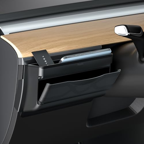 Center Console Storage Box for Tesla Model Y – Dual Compartments