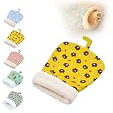 WPDUIODF Nido Acogedor For Gatos, Suave Y Autocalentable, Saco De Dormir, Cama Cálida Y Portátil For Gatos Pequeños, Ideal For Interiores Y Exteriores.(Yellow)