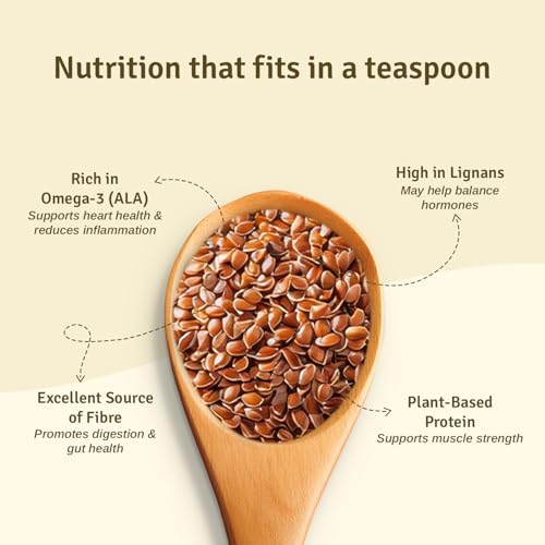 Image of FarMart Pantry Flax Seed 200g(Pack of 2) | Raw, Unroasted | Rich in Omega-3 & Fibre | Supports Digestion & Heart Health |