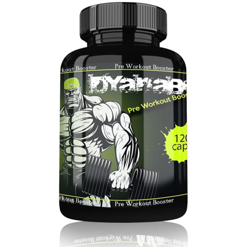 Dyanabol Pump Booster 120 Kapseln Pump Booster Stim Booster hochdosiert Mehr Energie Besserer Fokus Kribbeln Nahrungsergänzungsmittel für mehr Erfolg beim Workout