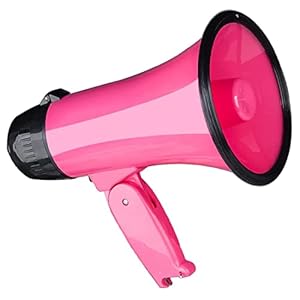 Reykentu Kompaktowy Megafon PA 25W Różowy