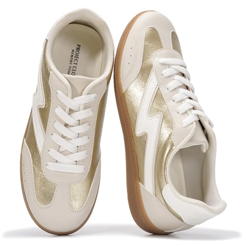 Image of Project Cloud Non-Slip Fashion Sneakers for Women, Lace-Up Shoes