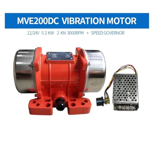 Moteur de vibration extérieur 24V pour béton puissance 200W - 7