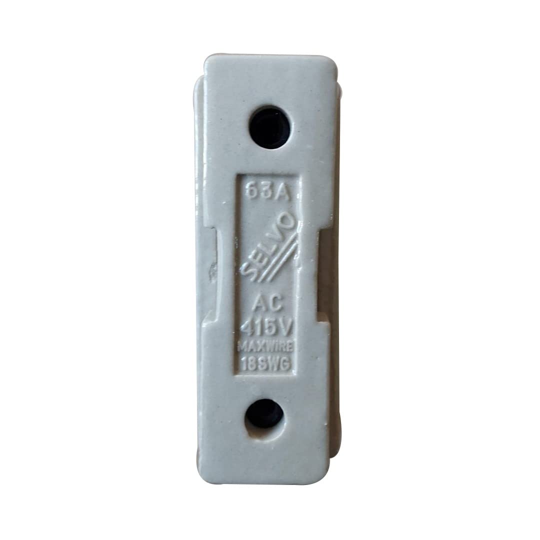 SELVO 63A 415 Volt AC Porcelain Fuse Units (KITKAT Fuse) (B09SDFBJY5) Amazon Price History, Amazon Price Tracker