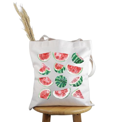 PYOUL - Bolsa de mano para amantes de la sandía, diseño de sandía, bolso de mano para granjero, regalo para amantes de la fruta, Diseño de sandía, medium PYOUL - Bolsa de mano para amantes de la sandía, diseño de sandía, bolso de mano para granjero, regalo para amantes de la fruta, Diseño de sandía, medium