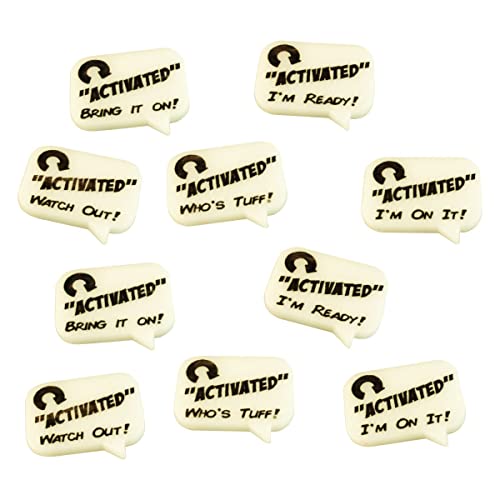 LITKO Activated Tokens Compatible with Crisis Protocol, White (10)