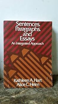 Paperback Sentences, Paragraphs and Essays: An Integral Approach Book