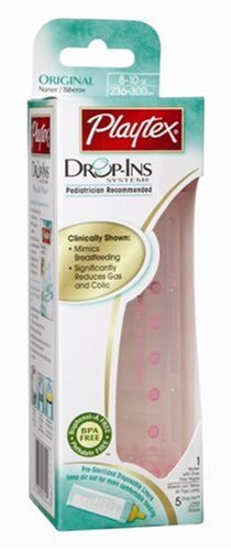 Playtex Drop-Ins Original sin BPA Nurser1Pack de 8oz colores Vary (suspendido por Fabricante)