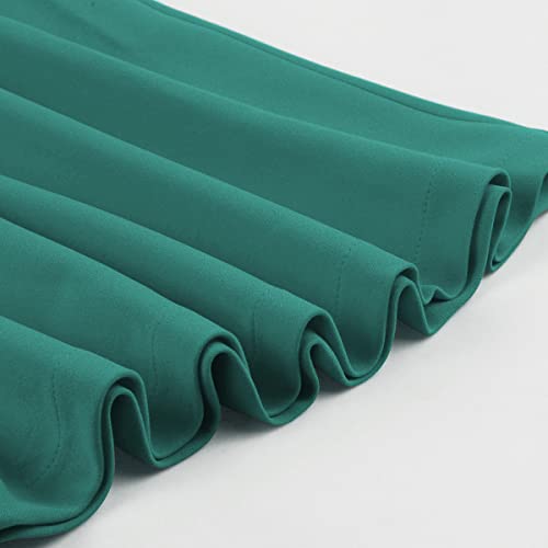 Image of 1950s Dresses for Women Vintage Rockabilly Retro Short Sleeve Tie Midi Dress Cocktail Party Evening Prom Gown