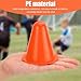 XIHIRCD 20pcs Soccer Cones, 3.15 Inch Mini Practice Cones Sports Cones Field Markers Cones Basketball Cones Training Cones for Outdoor Indoor Basketball Football Footwork Training (5 Colors)