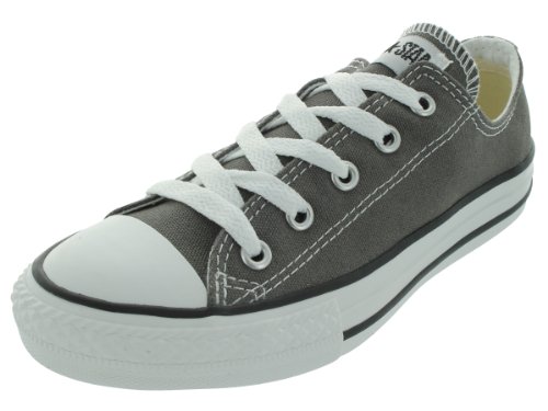 Converse Chuck Taylor All Star Seasonal Ox, Chaussures mixte enfant - Gris (Charcoal), 34 EU